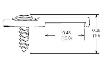 Lutron LED Tape Mounting Clips 25 Pack for Lumaris LED Tape Light (LU-MK1)