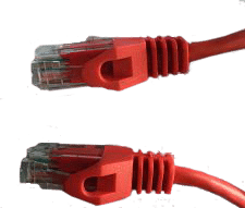 CAT6 Molded Snagless Gigabit Patch Cable, 3 Foot 0.9 m, Red (MAX-C6PATCH3R)