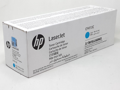 Cartucho de tóner LaserJet original de contrato cian CF411JC