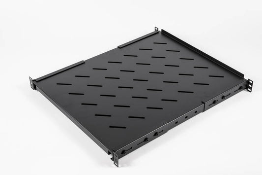 VMP 1U Vented Adjustable Four Post Rack Shelf -22"- 40" (VMP-ER-S1U4P-2240)