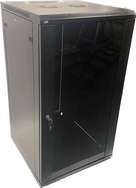 VMP 19" Fixed  Wall Equipment Rack Enclosure- 22U- 19.875" usable depth (VMP-ERWEN-F22E)