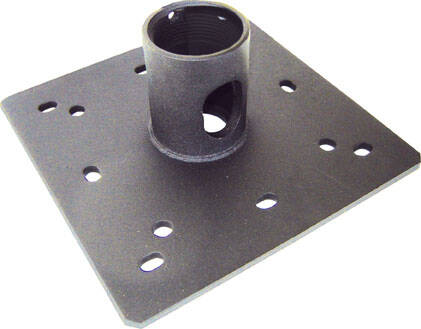 VMP Ceiling Plate With 1.5" NPT Pipe Adaptor With Cable Pass Through (VMP-CP-1PT)