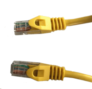 CAT6 Molded Snagless Gigabit Patch Cable, 3 Foot 0.9 m, Yellow (MAX-C6PATCH3Y)