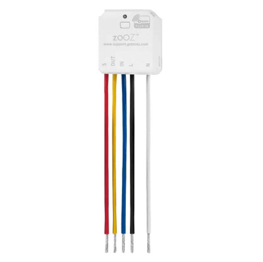 Zooz Zwave 800 Long Range Smoke and CO Detector Bridge and DC Signal Sensor (ZEN55 800LR)