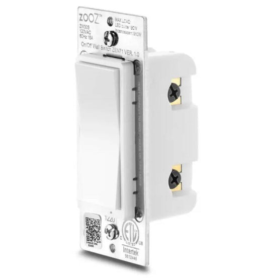Zooz Zwave 800 Long Range In Wall On Off Light Switch (ZEN71 800LR)