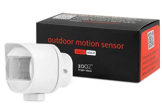 Zooz Zwave 800 Long Range Outdoor Motion Sensor with Temperature and Lux (ZSE70 800LR)