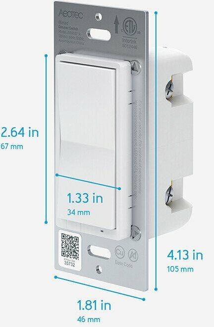 Aeotec Illumino ZWave 700 Wall Dimmer (ZWA037)
