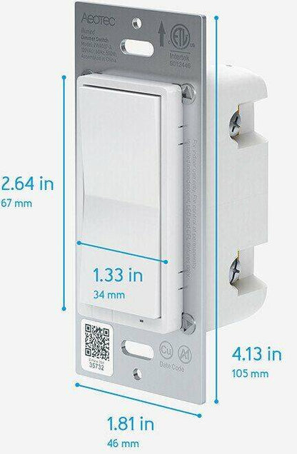 Aeotec Illumino ZWave 700 Wall Dimmer (ZWA037)