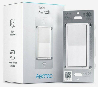 Aeotec Illumino ZWave 700 On Off Wall Switch (ZWA038)